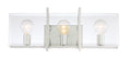 Ethan Three Light Bath in Polished Nickel