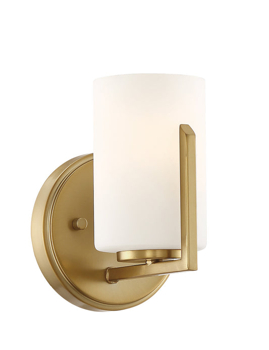 Elara One Light Wall Sconce in Gold (Brushed)