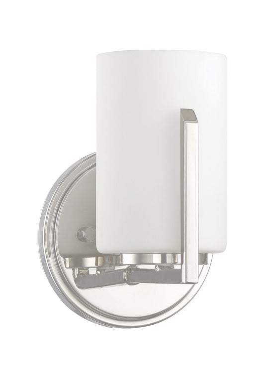 Elara One Light Wall Sconce in Nickel (Polished)