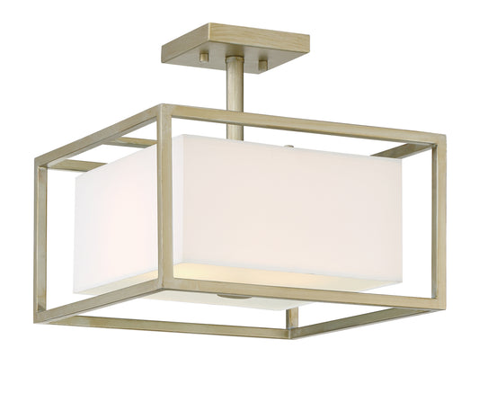 Chloie Two Light Semi-Flush Mount in Gold (Sterling)