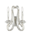 Newport Two Light Bath Bar in Coastal Weathered White