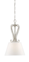 Newport One Light Pendant in Coastal Weathered White
