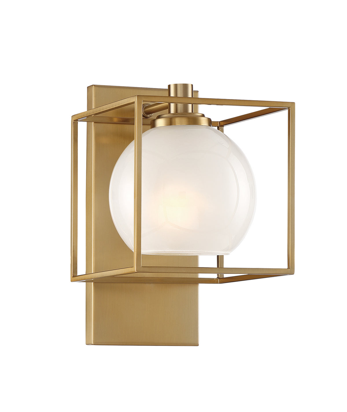 Cowen One Light Wall Sconce in Brushed Gold