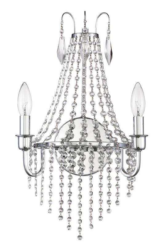 Maisie Two Light Bath Bar in Chrome