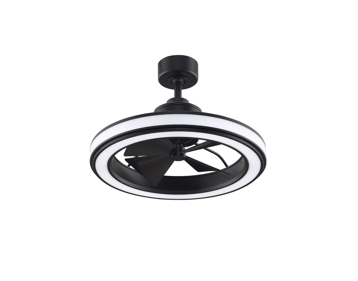Gleam 16" Ceiling Fan in Black