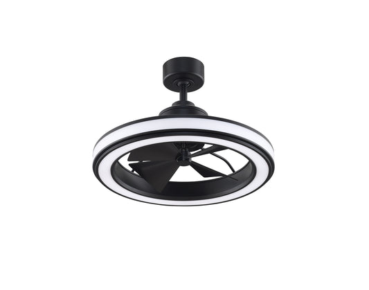 Gleam 16" Ceiling Fan in Black