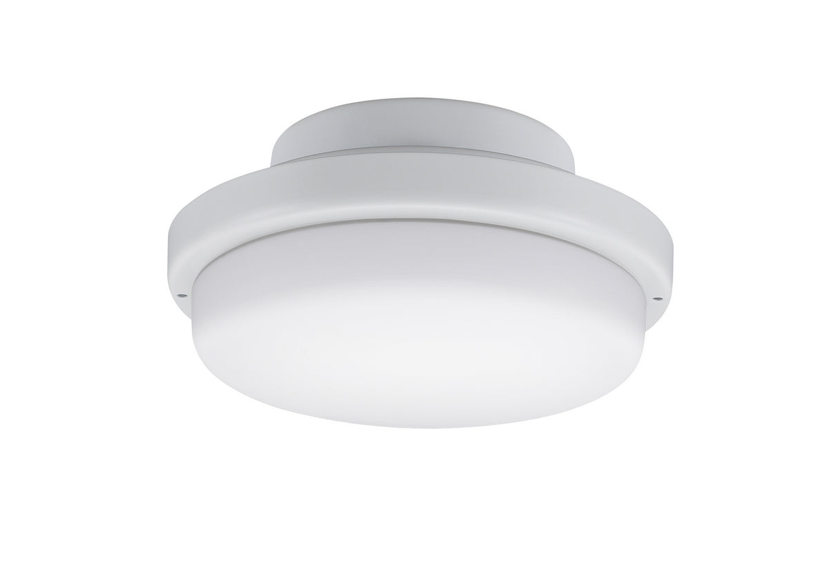 TriAire Custom One Light Fan Light Kit in Matte White