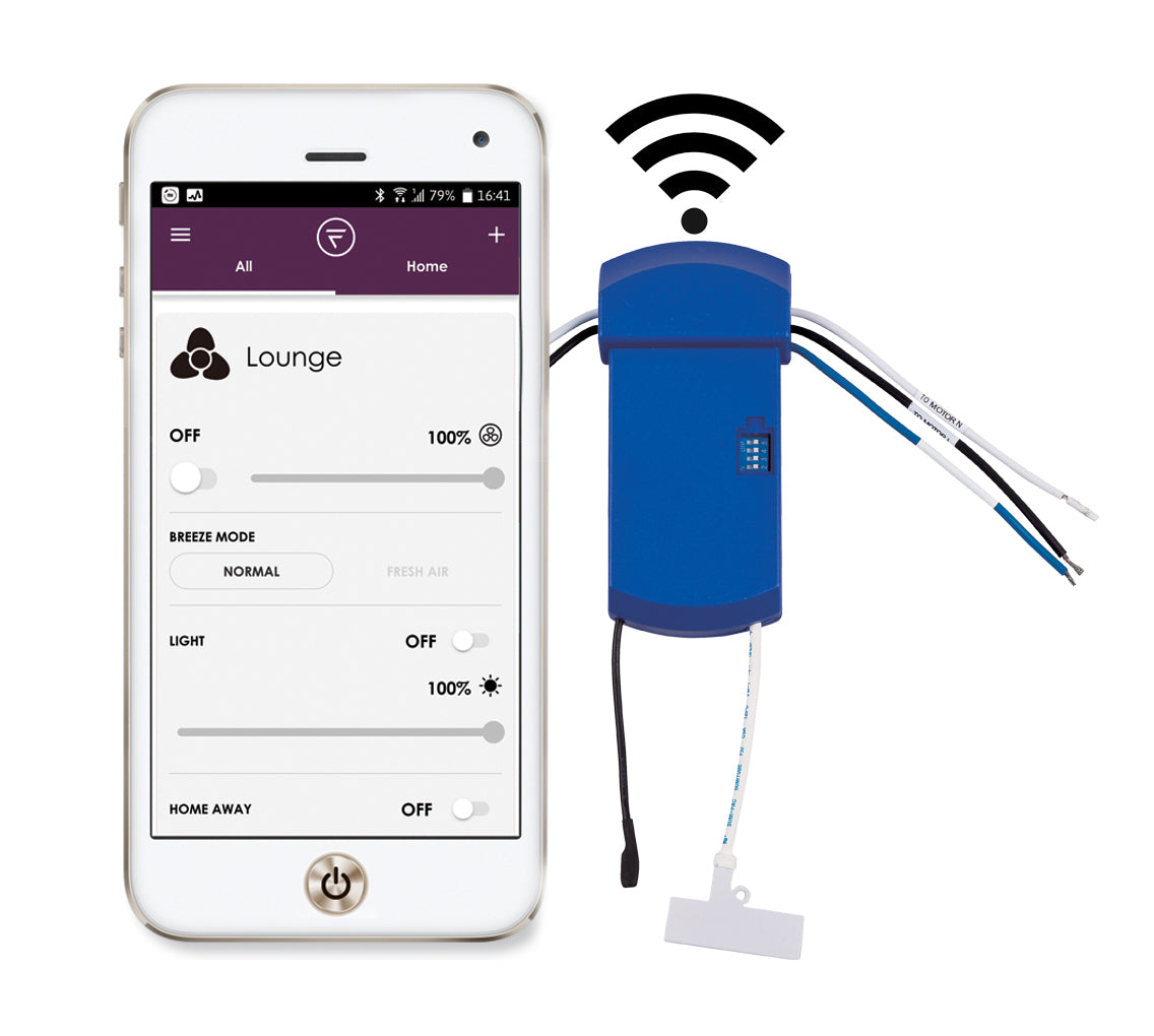 FanSync WiFi Receiver in Blue