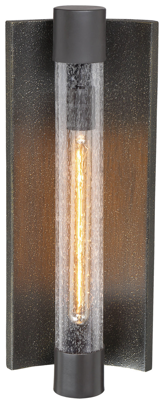 Celtic Shadow Outdoor Wall Mount in Textured Bronze w/Silver Highlights