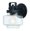 Rosecrans One Light Wall Mount in Sand Black