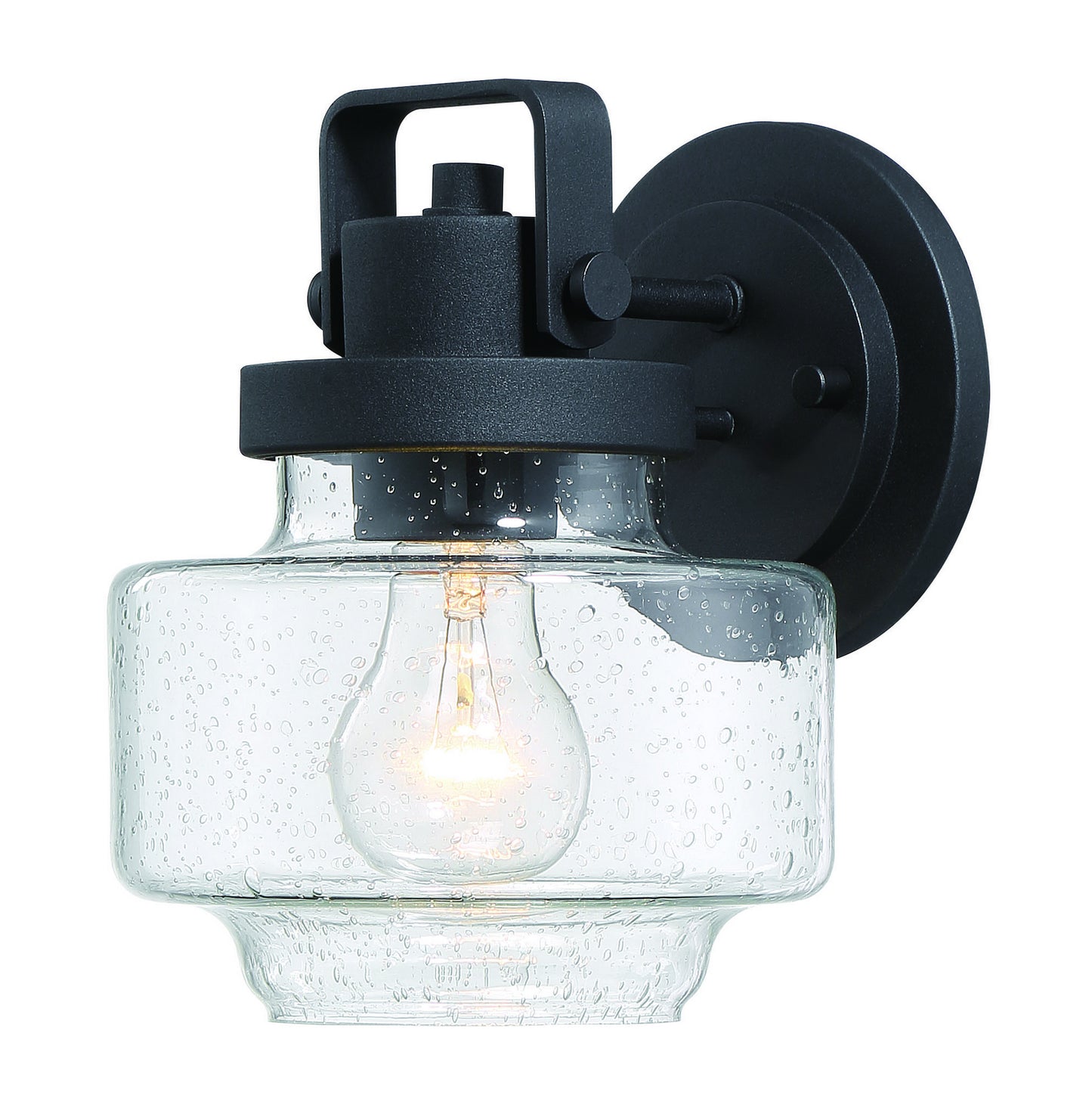 Rosecrans One Light Wall Mount in Sand Black