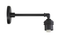 RLM One Light Outdoor Wall Mount in Sand Black