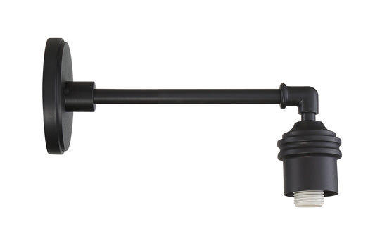 RLM One Light Outdoor Wall Mount in Sand Black