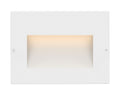 Taper LED Step Light in Satin White