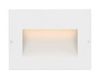 Taper LED Step Light in Satin White