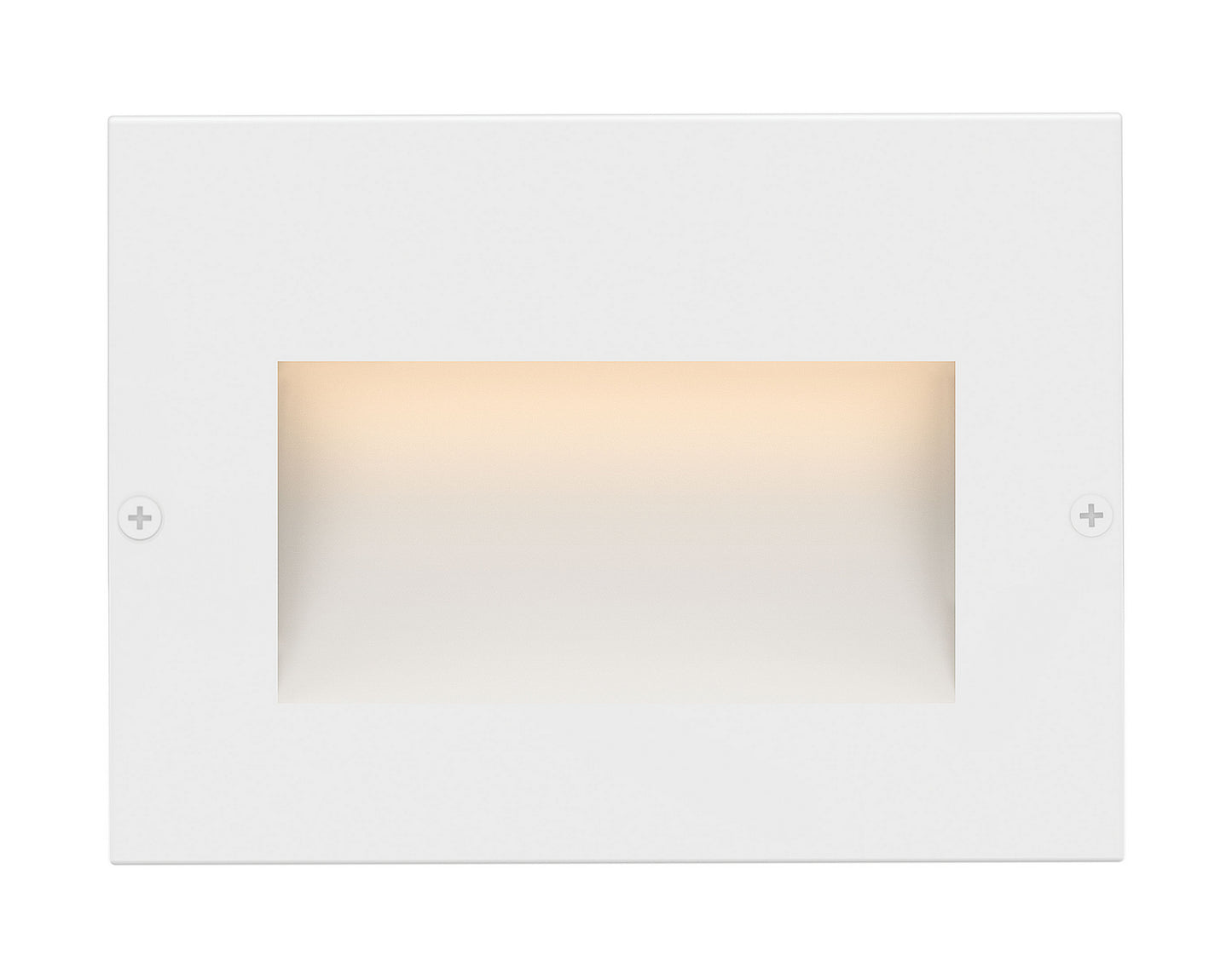 Taper LED Step Light in Satin White
