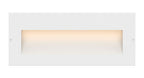 Taper LED Step Light in Satin White