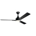 Kosmus 52"Ceiling Fan in Satin Black