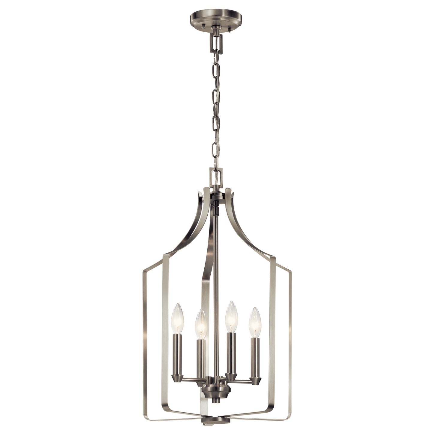 Morrigan Four Light Mini Chandelier in Brushed Nickel