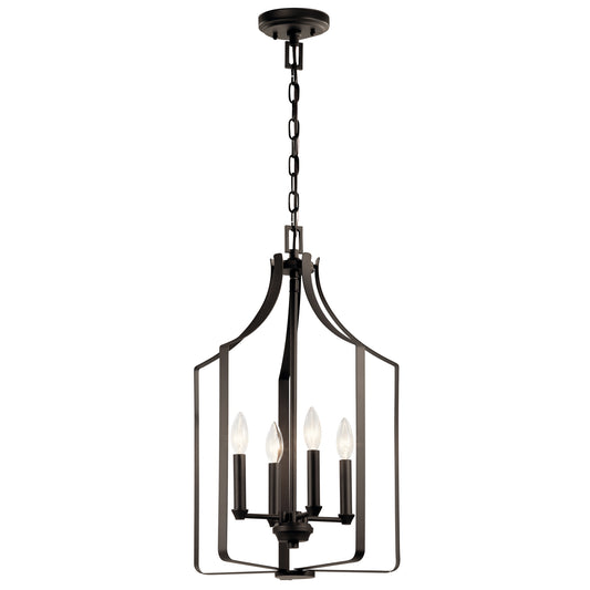 Morrigan Four Light Mini Chandelier in Olde Bronze