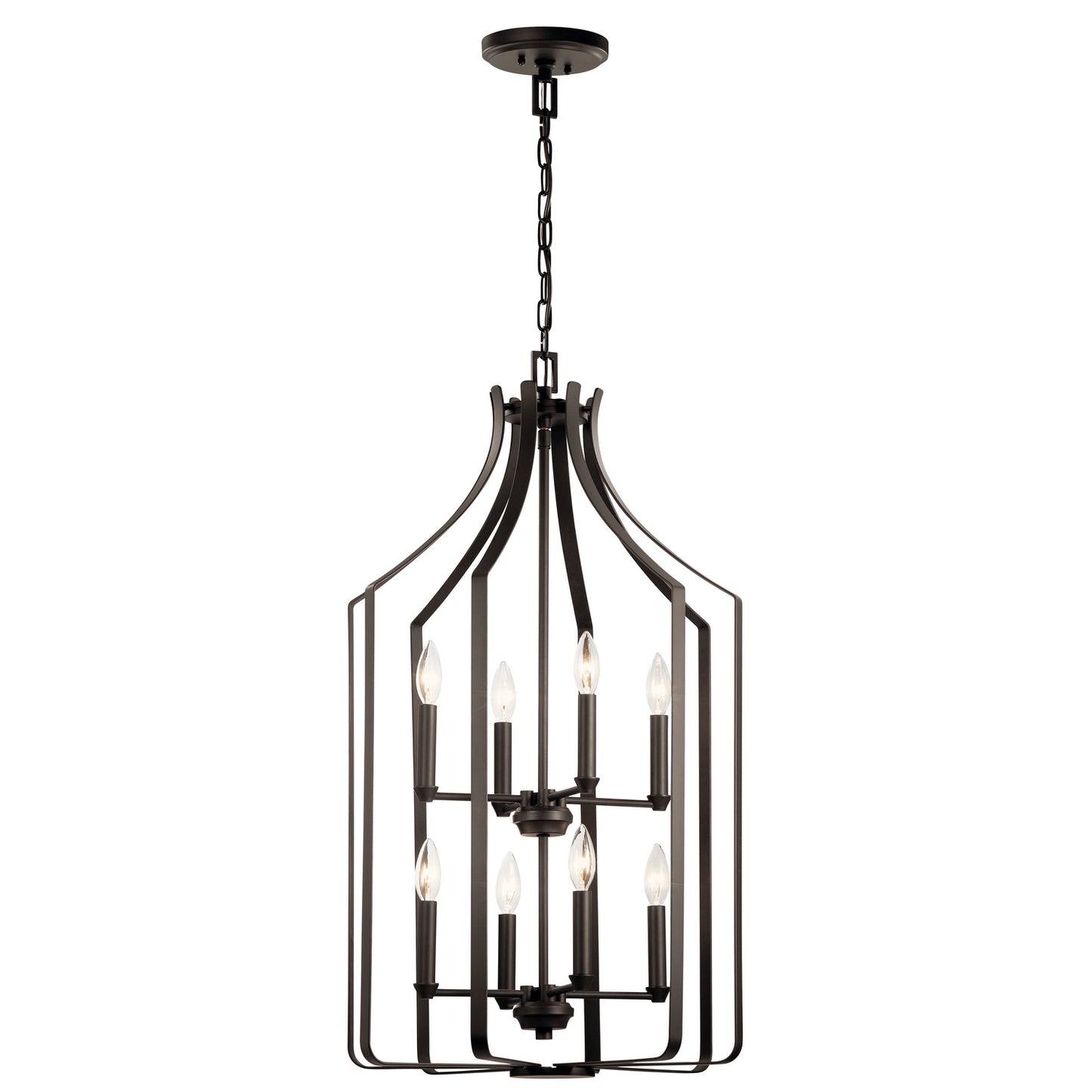 Morrigan Eight Light Foyer Chandelier in Olde Bronze