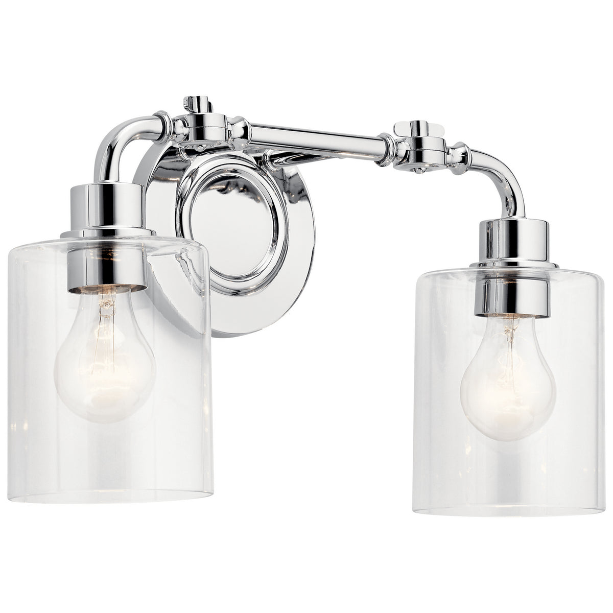 Gunnison Two Light Bath in Chrome