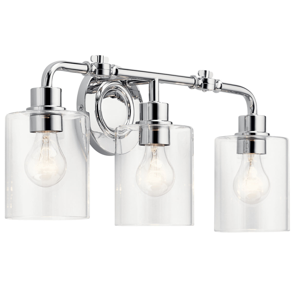 Gunnison Three Light Bath in Chrome