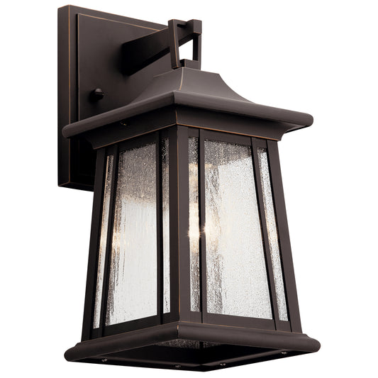 Taden One Light Outdoor Wall Mount in Rubbed Bronze