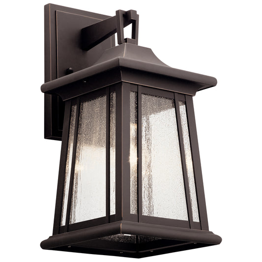 Taden One Light Outdoor Wall Mount in Rubbed Bronze