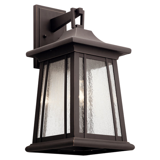 Taden One Light Outdoor Wall Mount in Rubbed Bronze