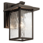 Capanna One Light Outdoor Wall Mount in Olde Bronze