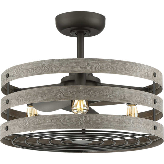 Progress Lighting - P250012-143-22 - 23" Ceiling Fan - Gulliver - Graphite