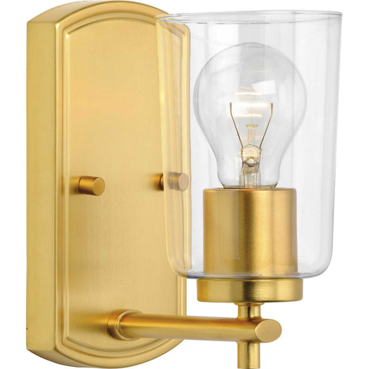 Adley One Light Bath & Vanity in Satin Brass