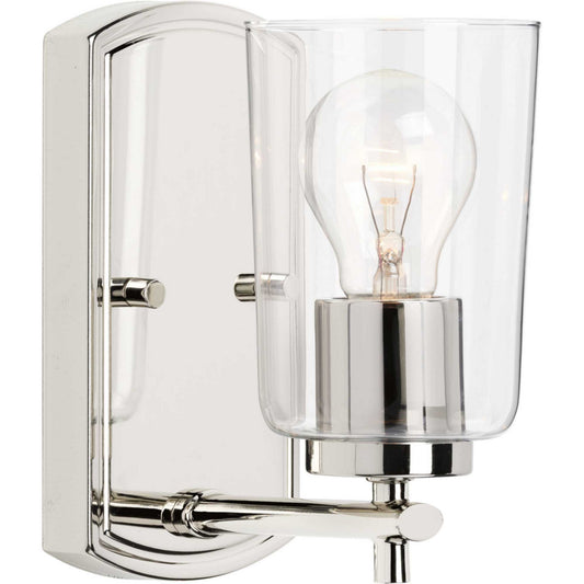 Adley One Light Bath & Vanity in Polished Nickel