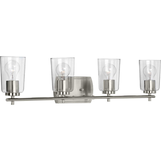 Adley Four Light Bath & Vanity in Brushed Nickel