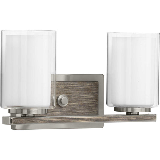 Mast Two Light Bath & Vanity in Brushed Nickel
