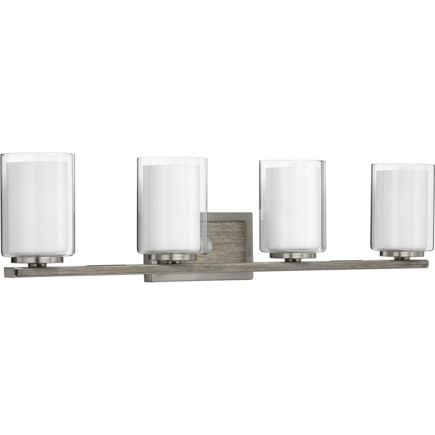 Mast Four Light Bath & Vanity in Brushed Nickel