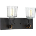 Progress Lighting - P300227-143 - Two Light Bath & Vanity - Rushton - Graphite
