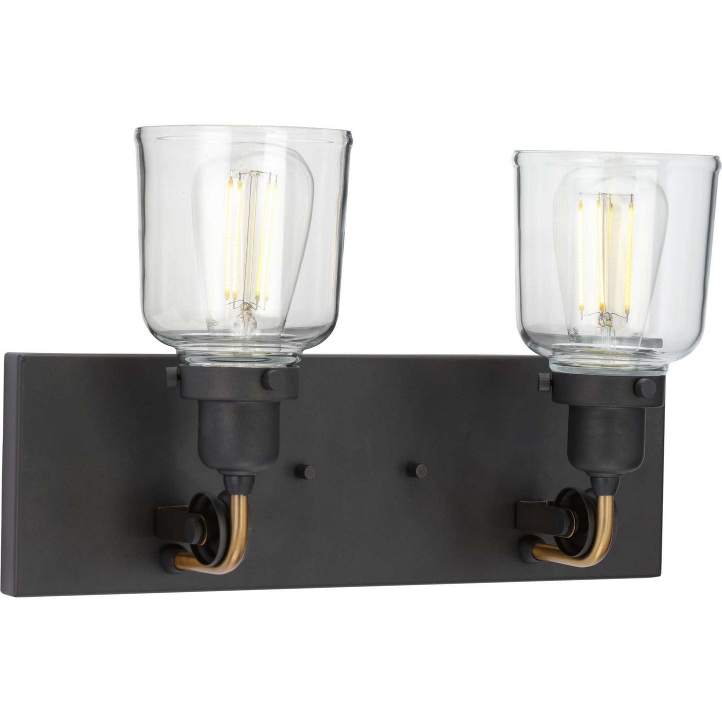 Rushton Two Light Bath & Vanity in Graphite