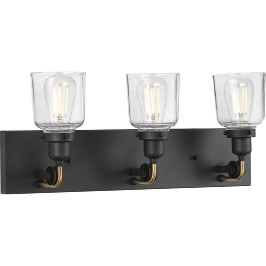 Rushton Three Light Bath & Vanity in Graphite