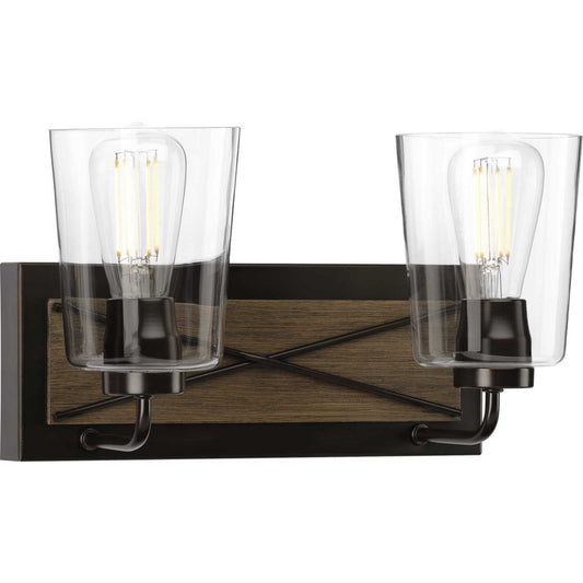 Briarwood Two Light Bath Bracket in Antique Bronze