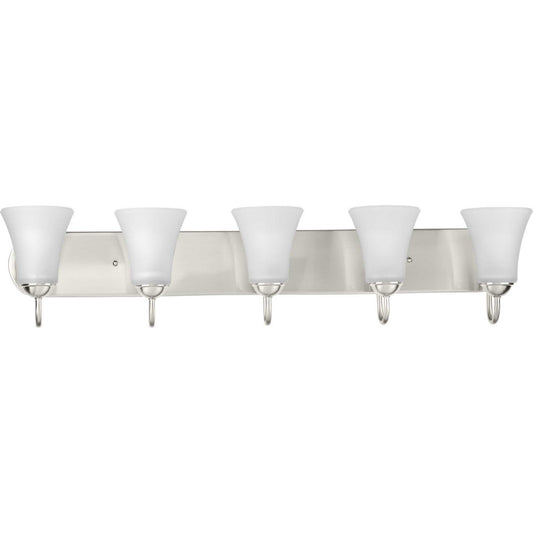 Progress Lighting - P300237-009 - Five Light Bath Bracket - Classic - Brushed Nickel