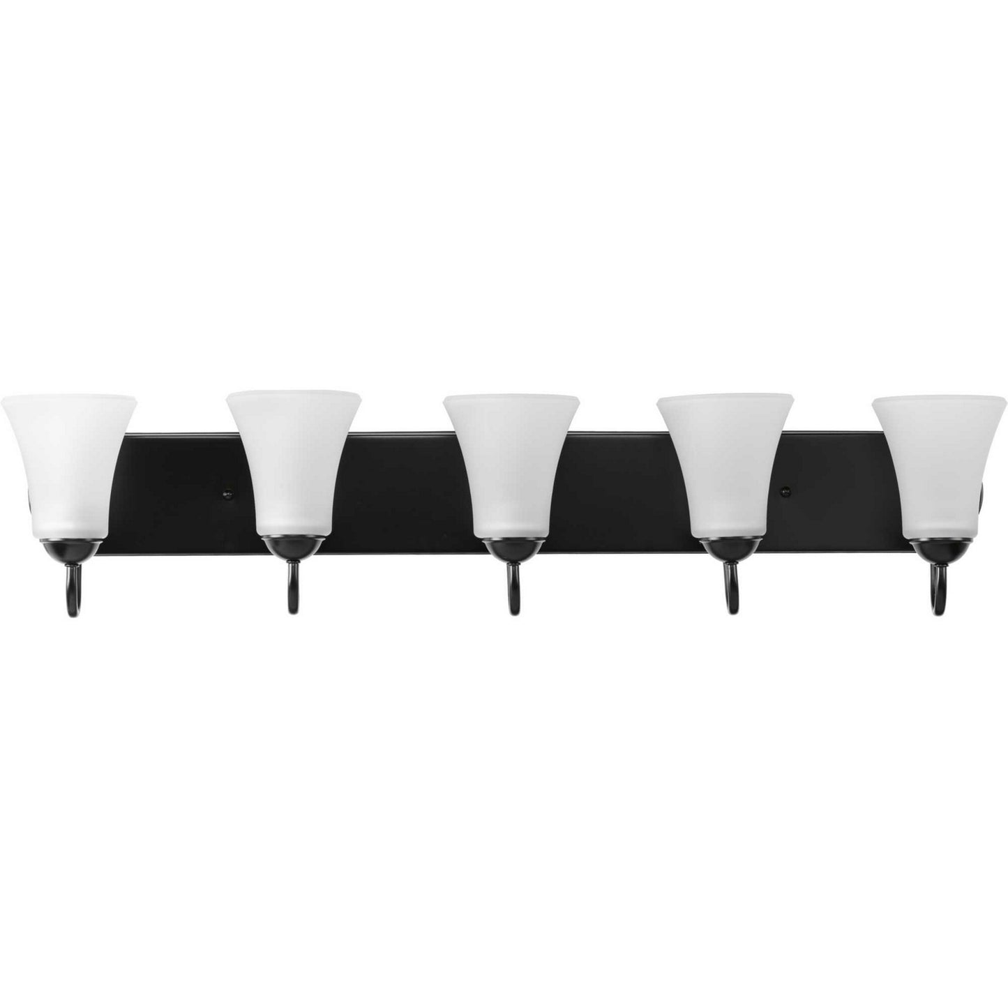 Classic Five Light Bath Bracket in Black