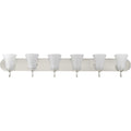 Progress Lighting - P300238-009 - Six Light Bath Vanity - Classic - Brushed Nickel