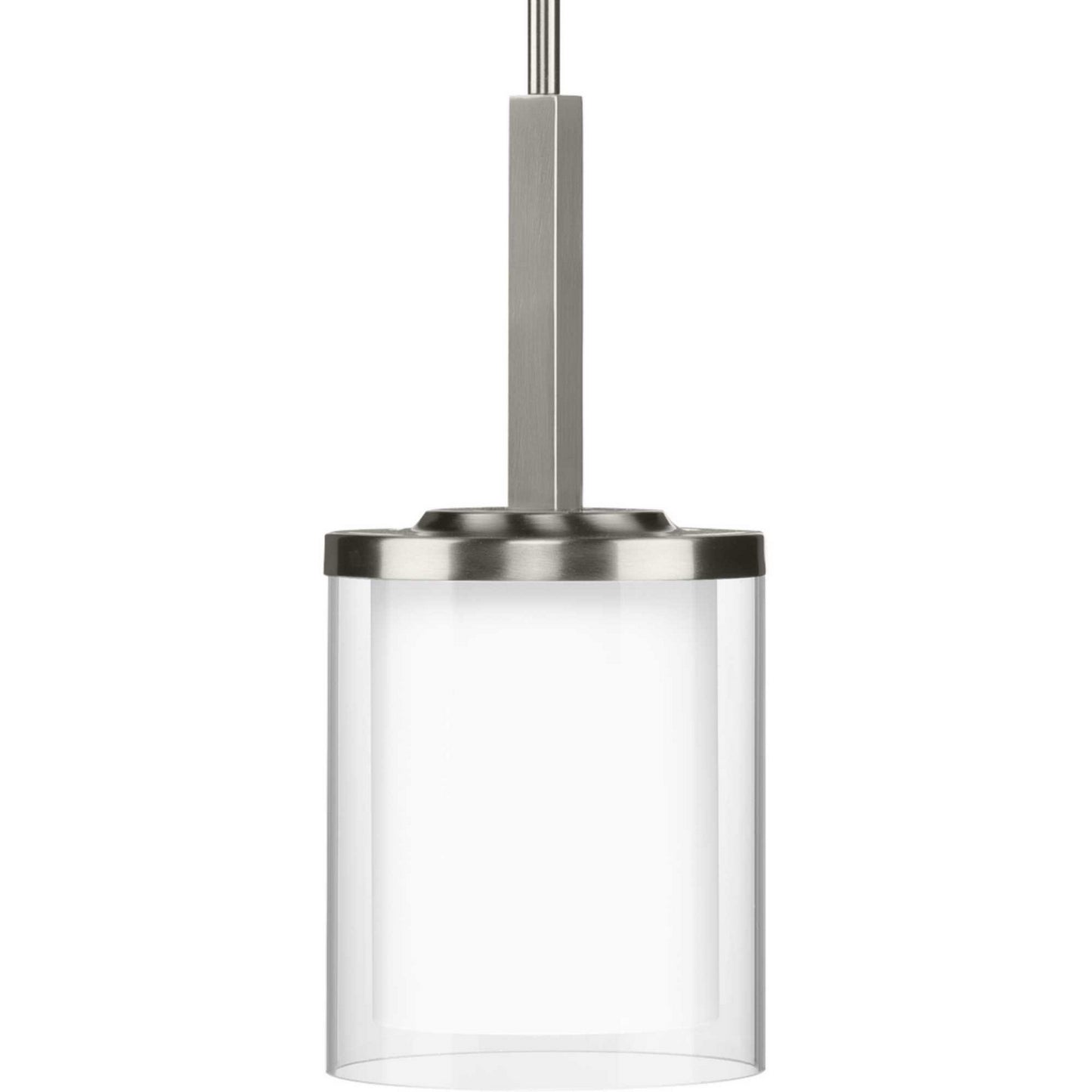 Progress Lighting - P500192-009 - One Light Mini Pendant - Mast - Brushed Nickel