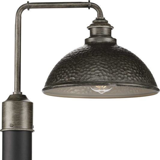 Englewood One Light Post Lantern in Antique Pewter