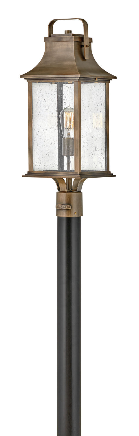Grant LED Post Top or Pier Mount Lantern in Burnished Bronze