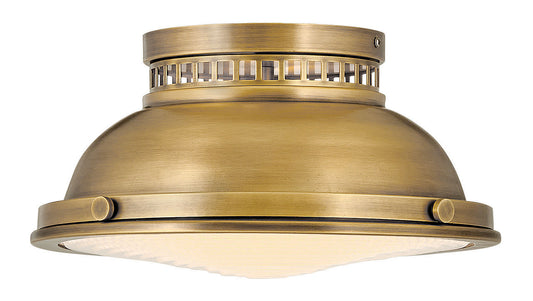 Emery LED Flush Mount in Heritage Brass