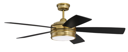 Braxton 52" Ceiling Fan in Satin Brass