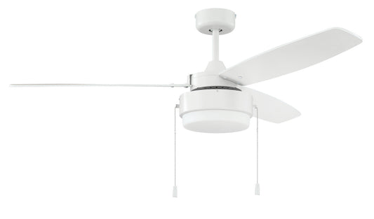 Intrepid 52" Ceiling Fan in White